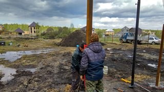 Заказать монтаж винтовых свай в Муравленко - цена под ключ с доставкой от 1898 шт